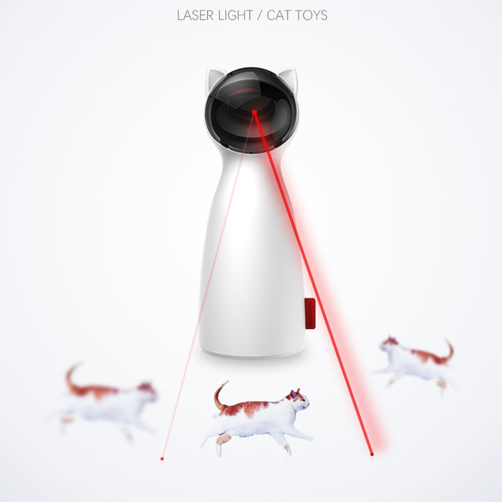 Automatic Laser Cat Toy - Interactive LED Exercise Toy for…