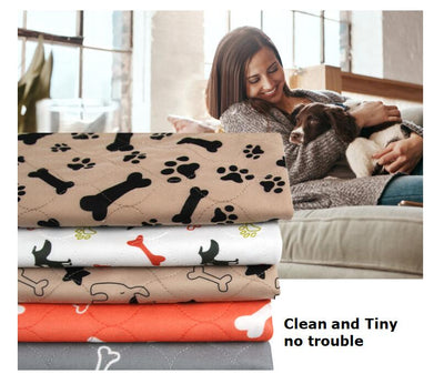 Reusable Washable Waterproof Pet Pad - Absorbent Puppy Training Mat