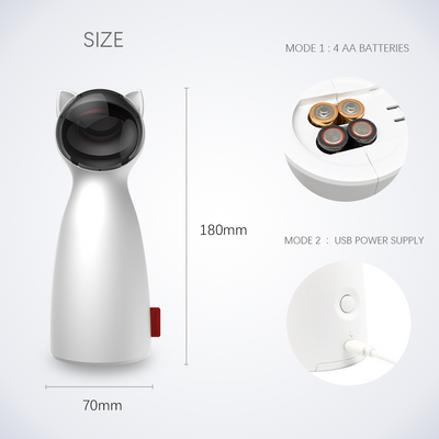 Automatic Laser Cat Toy - Interactive LED Exercise Toy for Indoor Cats